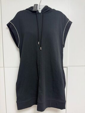 Rebecca Minkoff  size S Studded Sweatshirt dress  with hoodie and Stud Detailing